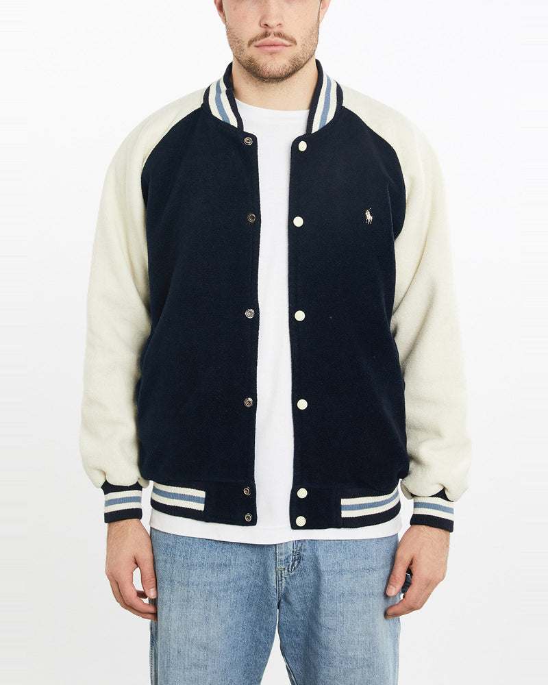 Vintage, 90s, Polo, Ralph, Lauren, Varsity, Jacket, The Real Deal, size extra large, colour Multicolour, newtown, sydney, australia, thrift store, opshop, preloved, secondhand, sustainable, retro, antique, 70s, 80s, 90s, 2000s, 00s, fashion, clothing, streetwear, trendy, garment, style, boutique, store, shop, archive, sale, cheap, best, top, Jackets