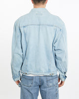 Vintage, Wrangler, Denim, Jacket, The Real Deal, size extra large, colour Blue, newtown, sydney, australia, thrift store, opshop, preloved, secondhand, sustainable, retro, antique, 70s, 80s, 90s, 2000s, 00s, fashion, clothing, streetwear, trendy, garment, style, boutique, store, shop, archive, sale, cheap, best, top, Jackets