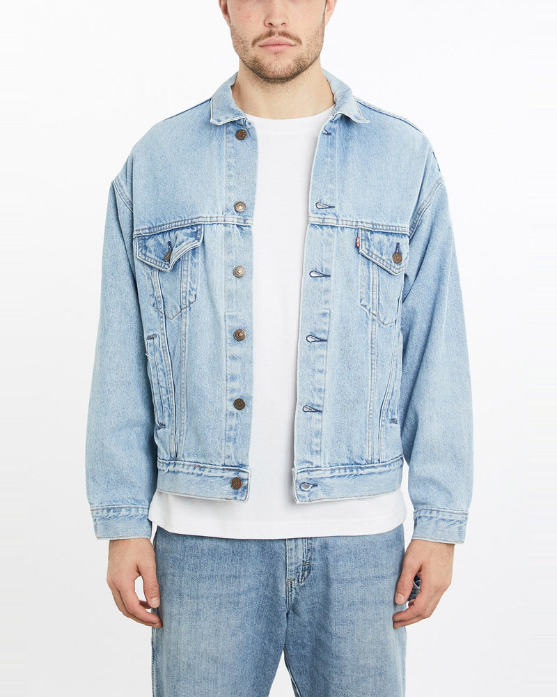 Vintage, Levi's, Denim, Jacket, The Real Deal, size extra large, colour Blue, newtown, sydney, australia, thrift store, opshop, preloved, secondhand, sustainable, retro, antique, 70s, 80s, 90s, 2000s, 00s, fashion, clothing, streetwear, trendy, garment, style, boutique, store, shop, archive, sale, cheap, best, top, Jackets