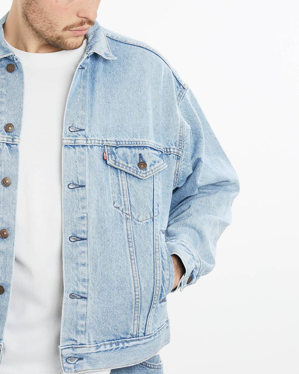 Vintage, Levi's, Denim, Jacket, The Real Deal, size extra large, colour Blue, newtown, sydney, australia, thrift store, opshop, preloved, secondhand, sustainable, retro, antique, 70s, 80s, 90s, 2000s, 00s, fashion, clothing, streetwear, trendy, garment, style, boutique, store, shop, archive, sale, cheap, best, top, Jackets