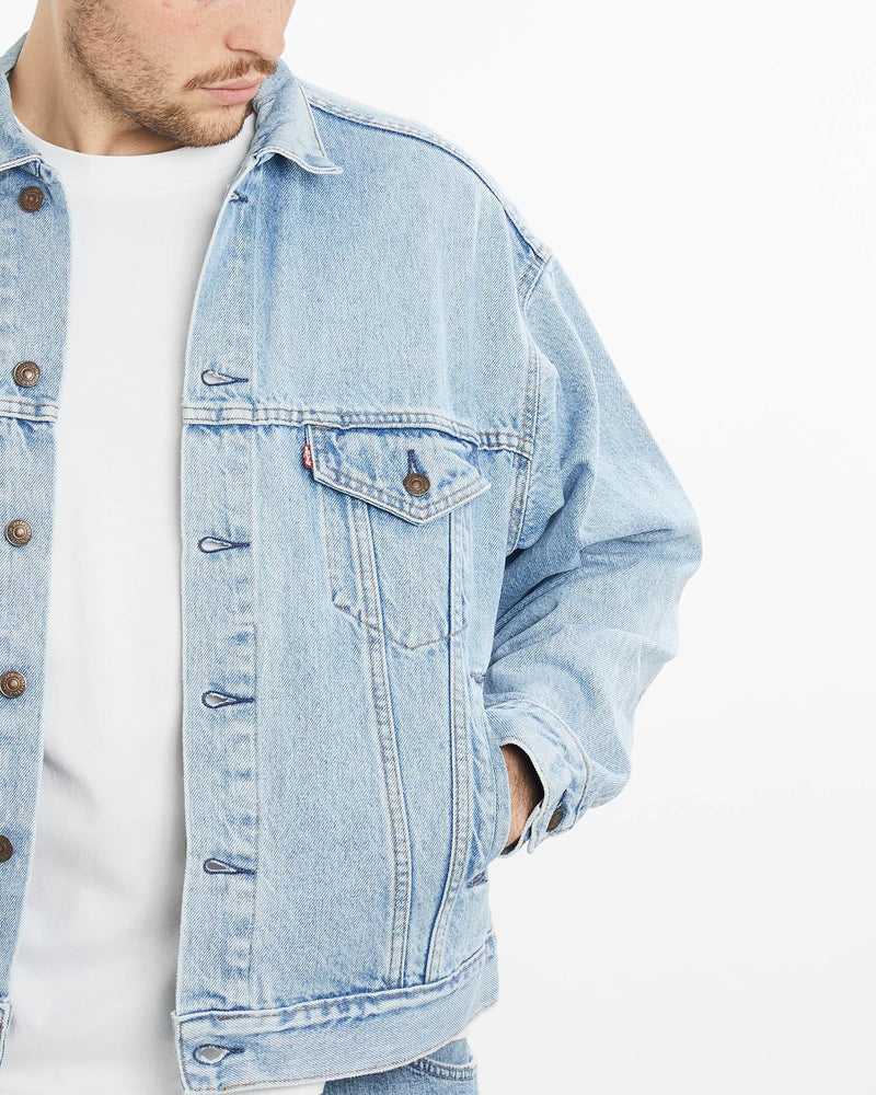 Vintage, Levi's, Denim, Jacket, The Real Deal, size extra large, colour Blue, newtown, sydney, australia, thrift store, opshop, preloved, secondhand, sustainable, retro, antique, 70s, 80s, 90s, 2000s, 00s, fashion, clothing, streetwear, trendy, garment, style, boutique, store, shop, archive, sale, cheap, best, top, Jackets