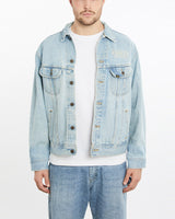 Vintage, 90s, Eagles, Denim, Jacket, The Real Deal, size extra large, colour Blue, newtown, sydney, australia, thrift store, opshop, preloved, secondhand, sustainable, retro, antique, 70s, 80s, 90s, 2000s, 00s, fashion, clothing, streetwear, trendy, garment, style, boutique, store, shop, archive, sale, cheap, best, top, Jackets