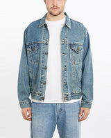 Vintage, 90s, Levi's, Denim, Jacket, The Real Deal, size extra large, colour Blue, newtown, sydney, australia, thrift store, opshop, preloved, secondhand, sustainable, retro, antique, 70s, 80s, 90s, 2000s, 00s, fashion, clothing, streetwear, trendy, garment, style, boutique, store, shop, archive, sale, cheap, best, top, Jackets