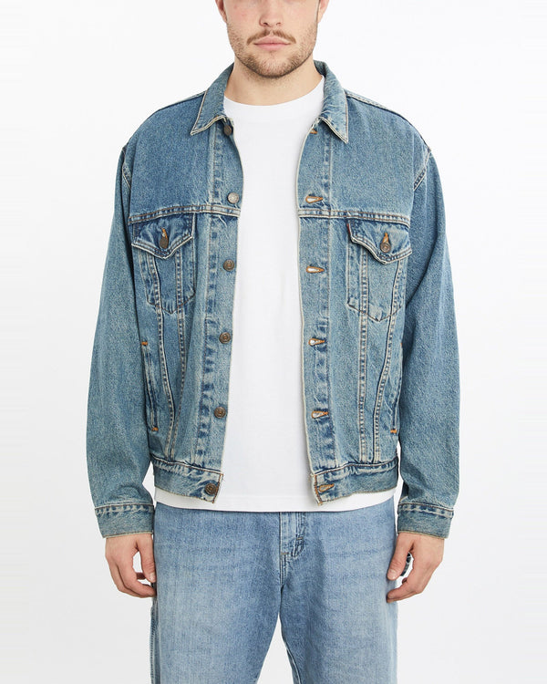 Vintage, 90s, Levi's, Denim, Jacket, The Real Deal, size extra large, colour Blue, newtown, sydney, australia, thrift store, opshop, preloved, secondhand, sustainable, retro, antique, 70s, 80s, 90s, 2000s, 00s, fashion, clothing, streetwear, trendy, garment, style, boutique, store, shop, archive, sale, cheap, best, top, Jackets