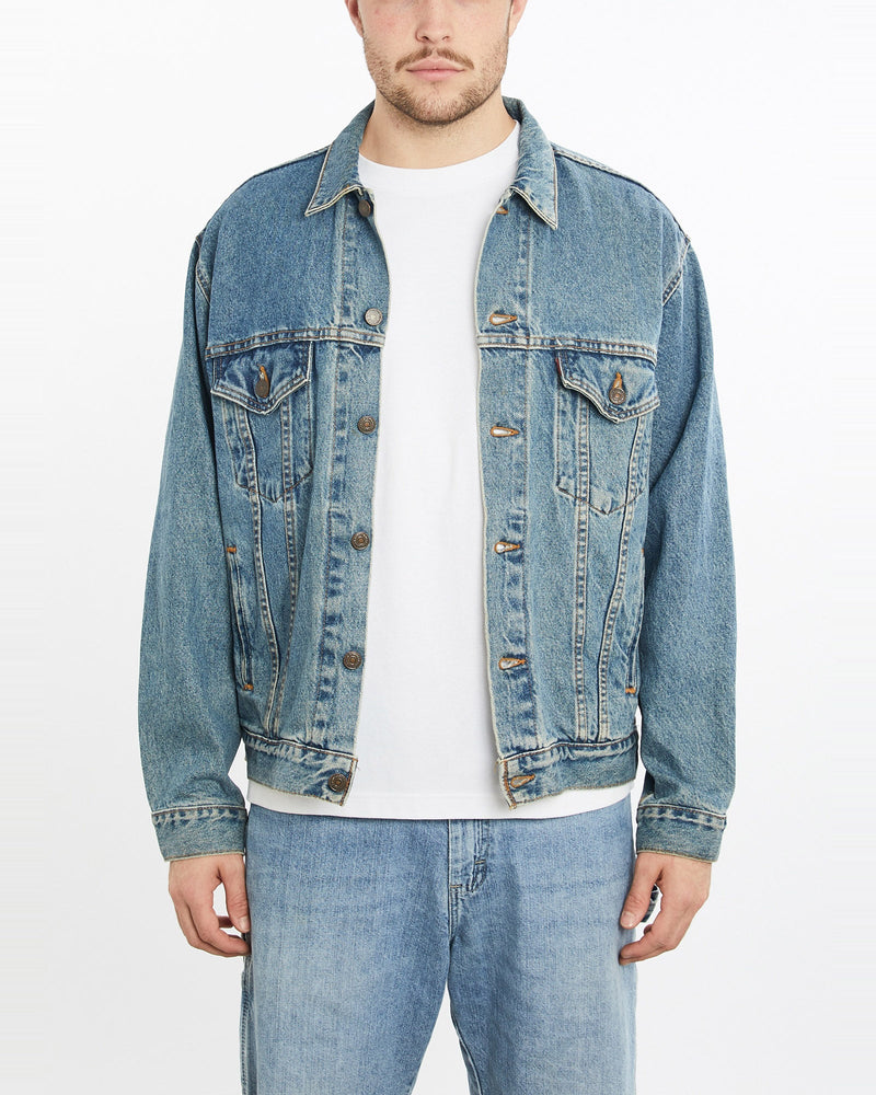 Vintage, 90s, Levi's, Denim, Jacket, The Real Deal, size extra large, colour Blue, newtown, sydney, australia, thrift store, opshop, preloved, secondhand, sustainable, retro, antique, 70s, 80s, 90s, 2000s, 00s, fashion, clothing, streetwear, trendy, garment, style, boutique, store, shop, archive, sale, cheap, best, top, Jackets