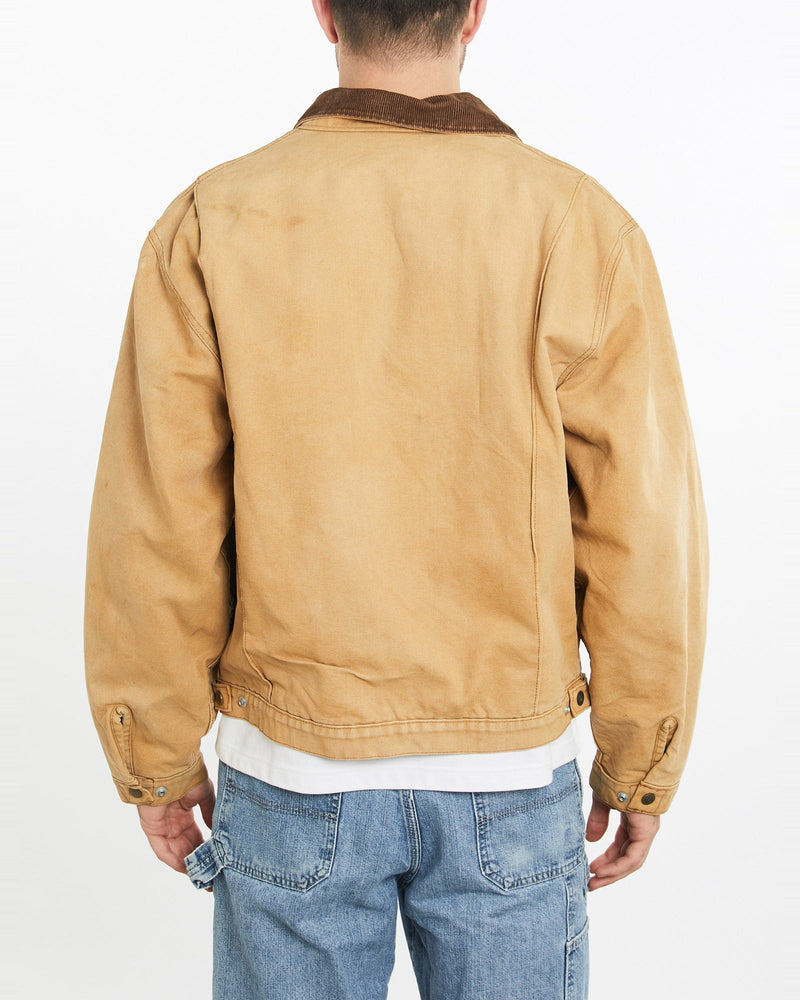 Vintage, 90s, Dickies, Detroit', Jacket, The Real Deal, size extra large, colour Beige, newtown, sydney, australia, thrift store, opshop, preloved, secondhand, sustainable, retro, antique, 70s, 80s, 90s, 2000s, 00s, fashion, clothing, streetwear, trendy, garment, style, boutique, store, shop, archive, sale, cheap, best, top, Jackets