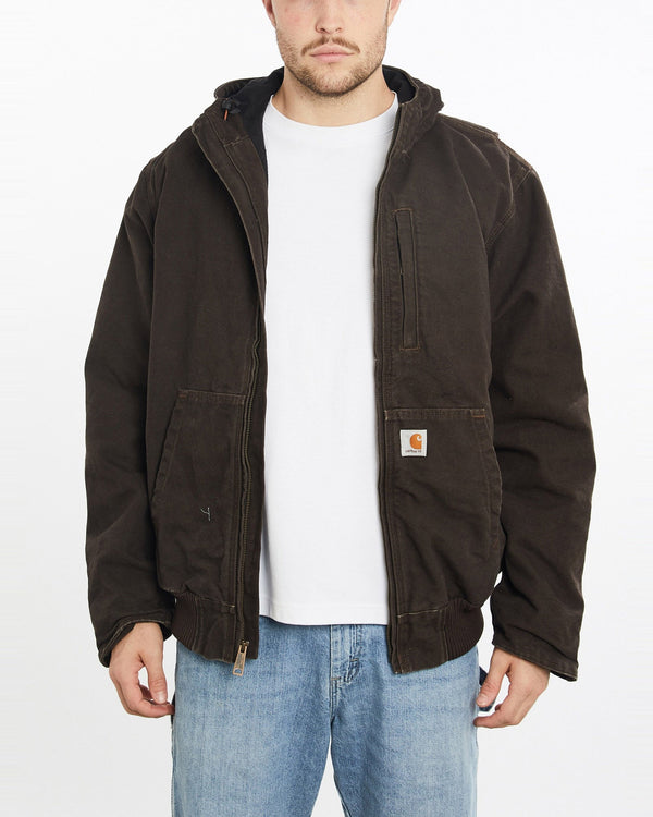 Vintage, Carhartt, Active', Jacket, The Real Deal, size extra large, colour Brown, newtown, sydney, australia, thrift store, opshop, preloved, secondhand, sustainable, retro, antique, 70s, 80s, 90s, 2000s, 00s, fashion, clothing, streetwear, trendy, garment, style, boutique, store, shop, archive, sale, cheap, best, top, Jackets