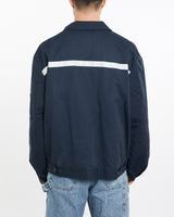 Vintage, 90s, Mechanic, Jacket, The Real Deal, size double extra large, colour Navy, newtown, sydney, australia, thrift store, opshop, preloved, secondhand, sustainable, retro, antique, 70s, 80s, 90s, 2000s, 00s, fashion, clothing, streetwear, trendy, garment, style, boutique, store, shop, archive, sale, cheap, best, top, Jackets