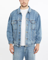 Vintage, 90s, Levi's, Denim, Jacket, The Real Deal, size extra large, colour Blue, newtown, sydney, australia, thrift store, opshop, preloved, secondhand, sustainable, retro, antique, 70s, 80s, 90s, 2000s, 00s, fashion, clothing, streetwear, trendy, garment, style, boutique, store, shop, archive, sale, cheap, best, top, Jackets