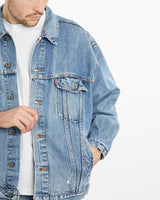 Vintage, 90s, Levi's, Denim, Jacket, The Real Deal, size extra large, colour Blue, newtown, sydney, australia, thrift store, opshop, preloved, secondhand, sustainable, retro, antique, 70s, 80s, 90s, 2000s, 00s, fashion, clothing, streetwear, trendy, garment, style, boutique, store, shop, archive, sale, cheap, best, top, Jackets