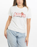 Vintage, 80s, Annie, A, New, Musical', Tee, The Real Deal, size extra small, colour White, newtown, sydney, australia, thrift store, opshop, preloved, secondhand, sustainable, retro, antique, 70s, 80s, 90s, 2000s, 00s, fashion, clothing, streetwear, trendy, garment, style, boutique, store, shop, archive, sale, cheap, best, top, T-Shirts