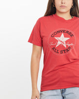 Vintage, 80s, Converse, Tee, The Real Deal, size small, colour Red, newtown, sydney, australia, thrift store, opshop, preloved, secondhand, sustainable, retro, antique, 70s, 80s, 90s, 2000s, 00s, fashion, clothing, streetwear, trendy, garment, style, boutique, store, shop, archive, sale, cheap, best, top, T-Shirts