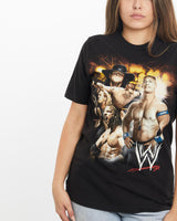 Vintage, WWE, John, Cena, Wrestling, Tee, The Real Deal, size extra small, colour Black, newtown, sydney, australia, thrift store, opshop, preloved, secondhand, sustainable, retro, antique, 70s, 80s, 90s, 2000s, 00s, fashion, clothing, streetwear, trendy, garment, style, boutique, store, shop, archive, sale, cheap, best, top, T-Shirts