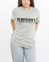 Vintage, 90s, Playboy, Tee, The Real Deal, size extra small, colour Grey, newtown, sydney, australia, thrift store, opshop, preloved, secondhand, sustainable, retro, antique, 70s, 80s, 90s, 2000s, 00s, fashion, clothing, streetwear, trendy, garment, style, boutique, store, shop, archive, sale, cheap, best, top, T-Shirts