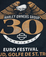 Vintage, Harley, Davidson, Tee, The Real Deal, size small, colour Navy, newtown, sydney, australia, thrift store, opshop, preloved, secondhand, sustainable, retro, antique, 70s, 80s, 90s, 2000s, 00s, fashion, clothing, streetwear, trendy, garment, style, boutique, store, shop, archive, sale, cheap, best, top, T-Shirts