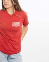 Vintage, 80s, NJTJ, Celveland, Staff, Tee, The Real Deal, size extra small, colour Red, newtown, sydney, australia, thrift store, opshop, preloved, secondhand, sustainable, retro, antique, 70s, 80s, 90s, 2000s, 00s, fashion, clothing, streetwear, trendy, garment, style, boutique, store, shop, archive, sale, cheap, best, top, T-Shirts