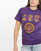 Vintage, 80s, Louisiana, State, University, Tee, The Real Deal, size extra small, colour Purple, newtown, sydney, australia, thrift store, opshop, preloved, secondhand, sustainable, retro, antique, 70s, 80s, 90s, 2000s, 00s, fashion, clothing, streetwear, trendy, garment, style, boutique, store, shop, archive, sale, cheap, best, top, T-Shirts