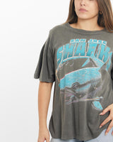 Vintage, 90s, NHL, San, Jose, Sharks, Tee, The Real Deal, size medium, colour Grey, newtown, sydney, australia, thrift store, opshop, preloved, secondhand, sustainable, retro, antique, 70s, 80s, 90s, 2000s, 00s, fashion, clothing, streetwear, trendy, garment, style, boutique, store, shop, archive, sale, cheap, best, top, T-Shirts