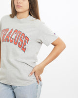 Vintage, 90s, Champion, Syracuse, University, Tee, The Real Deal, size extra small, colour Grey, newtown, sydney, australia, thrift store, opshop, preloved, secondhand, sustainable, retro, antique, 70s, 80s, 90s, 2000s, 00s, fashion, clothing, streetwear, trendy, garment, style, boutique, store, shop, archive, sale, cheap, best, top, T-Shirts