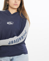 Vintage, 90s, Quiksilver, Long, Sleeve, Tee, The Real Deal, size extra small, colour Navy, newtown, sydney, australia, thrift store, opshop, preloved, secondhand, sustainable, retro, antique, 70s, 80s, 90s, 2000s, 00s, fashion, clothing, streetwear, trendy, garment, style, boutique, store, shop, archive, sale, cheap, best, top, T-Shirts