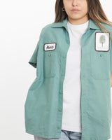 Vintage, Mechanic, Shirt, The Real Deal, size medium, colour Green, newtown, sydney, australia, thrift store, opshop, preloved, secondhand, sustainable, retro, antique, 70s, 80s, 90s, 2000s, 00s, fashion, clothing, streetwear, trendy, garment, style, boutique, store, shop, archive, sale, cheap, best, top, Shirts