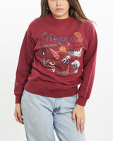 Vintage, 90s, Florida, Sweatshirt, The Real Deal, size small, colour Red, newtown, sydney, australia, thrift store, opshop, preloved, secondhand, sustainable, retro, antique, 70s, 80s, 90s, 2000s, 00s, fashion, clothing, streetwear, trendy, garment, style, boutique, store, shop, archive, sale, cheap, best, top, Sweats and hoodies