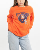 Vintage, 80s, NFL, Denver, Broncos, Sweatshirt, The Real Deal, size small, colour Orange, newtown, sydney, australia, thrift store, opshop, preloved, secondhand, sustainable, retro, antique, 70s, 80s, 90s, 2000s, 00s, fashion, clothing, streetwear, trendy, garment, style, boutique, store, shop, archive, sale, cheap, best, top, Sweats and hoodies