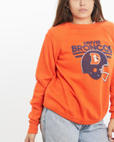 Vintage, 80s, NFL, Denver, Broncos, Sweatshirt, The Real Deal, size small, colour Orange, newtown, sydney, australia, thrift store, opshop, preloved, secondhand, sustainable, retro, antique, 70s, 80s, 90s, 2000s, 00s, fashion, clothing, streetwear, trendy, garment, style, boutique, store, shop, archive, sale, cheap, best, top, Sweats and hoodies