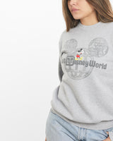 Vintage, Disney, Mickey, Mouse, Sweatshirt, The Real Deal, size extra small, colour Grey, newtown, sydney, australia, thrift store, opshop, preloved, secondhand, sustainable, retro, antique, 70s, 80s, 90s, 2000s, 00s, fashion, clothing, streetwear, trendy, garment, style, boutique, store, shop, archive, sale, cheap, best, top, Sweats and hoodies