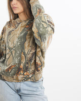 Vintage, Realtree, Camo, Sweatshirt, The Real Deal, size small, colour Camouflage, newtown, sydney, australia, thrift store, opshop, preloved, secondhand, sustainable, retro, antique, 70s, 80s, 90s, 2000s, 00s, fashion, clothing, streetwear, trendy, garment, style, boutique, store, shop, archive, sale, cheap, best, top, Sweats and hoodies