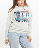 Vintage, 1993, NHL, Winnipeg, Jets, Sweatshirt, The Real Deal, size extra small, colour Grey, newtown, sydney, australia, thrift store, opshop, preloved, secondhand, sustainable, retro, antique, 70s, 80s, 90s, 2000s, 00s, fashion, clothing, streetwear, trendy, garment, style, boutique, store, shop, archive, sale, cheap, best, top, Sweats and hoodies