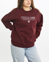 Vintage, Texas, A&M, University, Sweatshirt, The Real Deal, size small, colour Burgundy, newtown, sydney, australia, thrift store, opshop, preloved, secondhand, sustainable, retro, antique, 70s, 80s, 90s, 2000s, 00s, fashion, clothing, streetwear, trendy, garment, style, boutique, store, shop, archive, sale, cheap, best, top, Sweats and hoodies