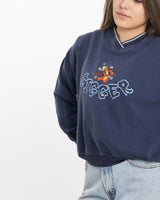 Vintage, 90s, Disney, Tigger, Sweatshirt, The Real Deal, size extra small, colour Navy, newtown, sydney, australia, thrift store, opshop, preloved, secondhand, sustainable, retro, antique, 70s, 80s, 90s, 2000s, 00s, fashion, clothing, streetwear, trendy, garment, style, boutique, store, shop, archive, sale, cheap, best, top, Sweats and hoodies