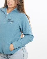 Vintage, Harley, Davidson, Quarter, Zip, Fleece, Sweatshirt, The Real Deal, size extra small, colour Blue, newtown, sydney, australia, thrift store, opshop, preloved, secondhand, sustainable, retro, antique, 70s, 80s, 90s, 2000s, 00s, fashion, clothing, streetwear, trendy, garment, style, boutique, store, shop, archive, sale, cheap, best, top, Sweats and hoodies