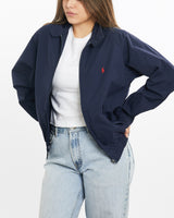 Vintage, 90s, Polo, Ralph, Lauren, Harrington, Jacket, The Real Deal, size small, colour Navy, newtown, sydney, australia, thrift store, opshop, preloved, secondhand, sustainable, retro, antique, 70s, 80s, 90s, 2000s, 00s, fashion, clothing, streetwear, trendy, garment, style, boutique, store, shop, archive, sale, cheap, best, top, Jackets