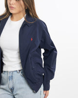 Vintage, 90s, Polo, Ralph, Lauren, Harrington, Jacket, The Real Deal, size small, colour Navy, newtown, sydney, australia, thrift store, opshop, preloved, secondhand, sustainable, retro, antique, 70s, 80s, 90s, 2000s, 00s, fashion, clothing, streetwear, trendy, garment, style, boutique, store, shop, archive, sale, cheap, best, top, Jackets