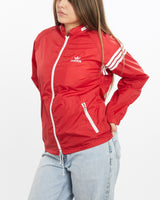 Vintage, 70s, Adidas, Windbreaker, Jacket, The Real Deal, size extra small, colour Red, newtown, sydney, australia, thrift store, opshop, preloved, secondhand, sustainable, retro, antique, 70s, 80s, 90s, 2000s, 00s, fashion, clothing, streetwear, trendy, garment, style, boutique, store, shop, archive, sale, cheap, best, top, Jackets