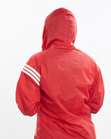 Vintage, 70s, Adidas, Windbreaker, Jacket, The Real Deal, size extra small, colour Red, newtown, sydney, australia, thrift store, opshop, preloved, secondhand, sustainable, retro, antique, 70s, 80s, 90s, 2000s, 00s, fashion, clothing, streetwear, trendy, garment, style, boutique, store, shop, archive, sale, cheap, best, top, Jackets