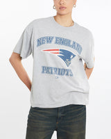 Vintage, NFL, New, England, Patriots, Tee, The Real Deal, size large, colour Grey, newtown, sydney, australia, thrift store, opshop, preloved, secondhand, sustainable, retro, antique, 70s, 80s, 90s, 2000s, 00s, fashion, clothing, streetwear, trendy, garment, style, boutique, store, shop, archive, sale, cheap, best, top, T-Shirts