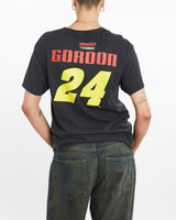 Vintage, NASCAR, Jeff, Gordon, Racing, Tee, The Real Deal, size large, colour Black, newtown, sydney, australia, thrift store, opshop, preloved, secondhand, sustainable, retro, antique, 70s, 80s, 90s, 2000s, 00s, fashion, clothing, streetwear, trendy, garment, style, boutique, store, shop, archive, sale, cheap, best, top, T-Shirts