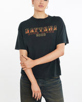 Vintage, Daytona, Bike, Week, Tee, The Real Deal, size medium, colour Black, newtown, sydney, australia, thrift store, opshop, preloved, secondhand, sustainable, retro, antique, 70s, 80s, 90s, 2000s, 00s, fashion, clothing, streetwear, trendy, garment, style, boutique, store, shop, archive, sale, cheap, best, top, T-Shirts