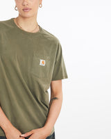 Vintage, Carhartt, Pocket, Tee, The Real Deal, size large, colour Green, newtown, sydney, australia, thrift store, opshop, preloved, secondhand, sustainable, retro, antique, 70s, 80s, 90s, 2000s, 00s, fashion, clothing, streetwear, trendy, garment, style, boutique, store, shop, archive, sale, cheap, best, top, T-Shirts