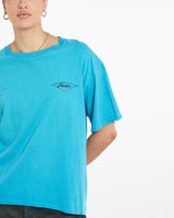 Vintage, 90s, Hobie, Surf, Tee, The Real Deal, size large, colour Blue, newtown, sydney, australia, thrift store, opshop, preloved, secondhand, sustainable, retro, antique, 70s, 80s, 90s, 2000s, 00s, fashion, clothing, streetwear, trendy, garment, style, boutique, store, shop, archive, sale, cheap, best, top, T-Shirts