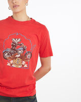 Vintage, 1992, Harley, Davidson, H.O.G., Rally, Tee, The Real Deal, size medium, colour Red, newtown, sydney, australia, thrift store, opshop, preloved, secondhand, sustainable, retro, antique, 70s, 80s, 90s, 2000s, 00s, fashion, clothing, streetwear, trendy, garment, style, boutique, store, shop, archive, sale, cheap, best, top, T-Shirts