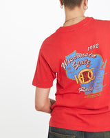 Vintage, 1992, Harley, Davidson, H.O.G., Rally, Tee, The Real Deal, size medium, colour Red, newtown, sydney, australia, thrift store, opshop, preloved, secondhand, sustainable, retro, antique, 70s, 80s, 90s, 2000s, 00s, fashion, clothing, streetwear, trendy, garment, style, boutique, store, shop, archive, sale, cheap, best, top, T-Shirts