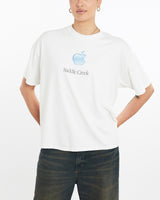 Vintage, Apple, Macintosh, Tech, Tee, The Real Deal, size large, colour White, newtown, sydney, australia, thrift store, opshop, preloved, secondhand, sustainable, retro, antique, 70s, 80s, 90s, 2000s, 00s, fashion, clothing, streetwear, trendy, garment, style, boutique, store, shop, archive, sale, cheap, best, top, T-Shirts