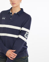 Vintage, Canterbury, of, New, Zealand, Rugby, Shirt, The Real Deal, size medium, colour Navy, newtown, sydney, australia, thrift store, opshop, preloved, secondhand, sustainable, retro, antique, 70s, 80s, 90s, 2000s, 00s, fashion, clothing, streetwear, trendy, garment, style, boutique, store, shop, archive, sale, cheap, best, top, Shirts