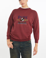 Vintage, 90s, Worldwide, Wildlife, Conservation, Sweatshirt, The Real Deal, size medium, colour Burgundy, newtown, sydney, australia, thrift store, opshop, preloved, secondhand, sustainable, retro, antique, 70s, 80s, 90s, 2000s, 00s, fashion, clothing, streetwear, trendy, garment, style, boutique, store, shop, archive, sale, cheap, best, top, Sweats and hoodies