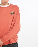 Vintage, MLB, Baltimore, Orioles, Sweatshirt, The Real Deal, size large, colour Red, newtown, sydney, australia, thrift store, opshop, preloved, secondhand, sustainable, retro, antique, 70s, 80s, 90s, 2000s, 00s, fashion, clothing, streetwear, trendy, garment, style, boutique, store, shop, archive, sale, cheap, best, top, Sweats and hoodies