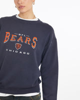 Vintage, NFL, Chicago, Bears, Sweatshirt, The Real Deal, size medium, colour Navy, newtown, sydney, australia, thrift store, opshop, preloved, secondhand, sustainable, retro, antique, 70s, 80s, 90s, 2000s, 00s, fashion, clothing, streetwear, trendy, garment, style, boutique, store, shop, archive, sale, cheap, best, top, Sweats and hoodies